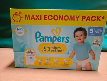 80 couches Pampers Premium Protection T5