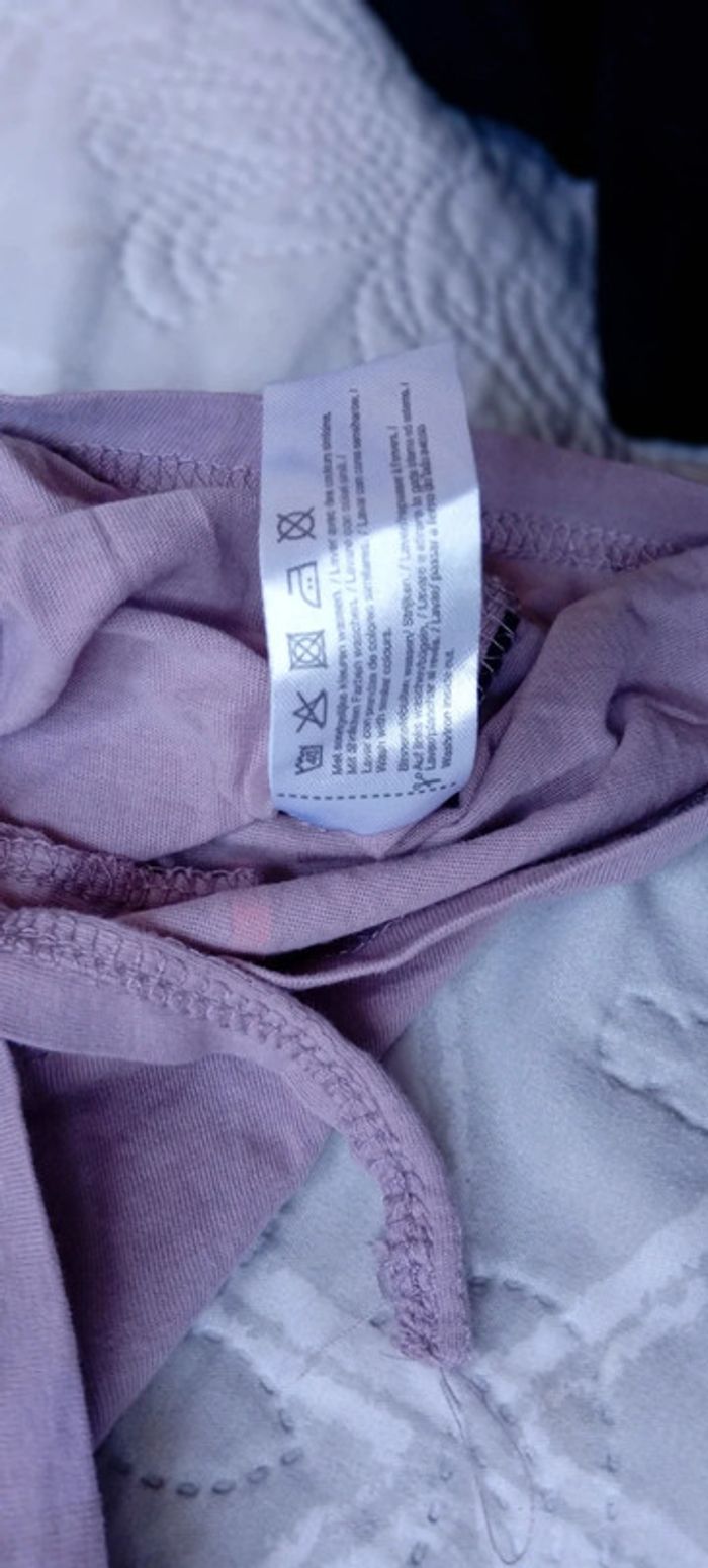 Tee-shirt à nouer thème nature mauve fille 10 ans zeeman - photo numéro 17