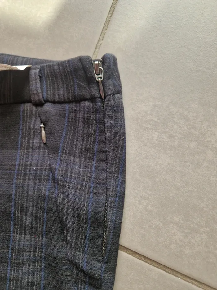 Pantalon noir à carreaux - photo numéro 4