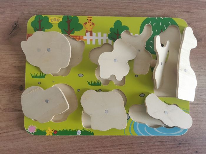 Puzzle en bois zoo - photo numéro 2