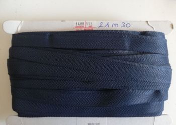 21m30 de ruban bleu marine