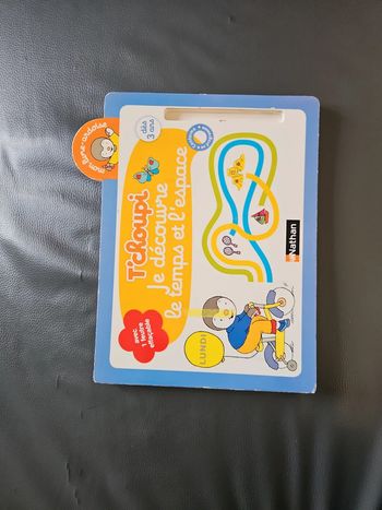 Livre ardoise blanche tchoupi