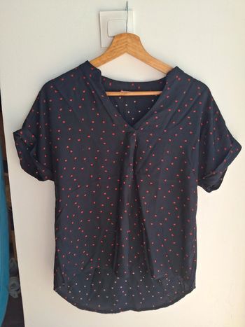 T-shirt motif coeur femme