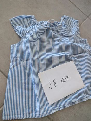 Blouse fine manches courtes
