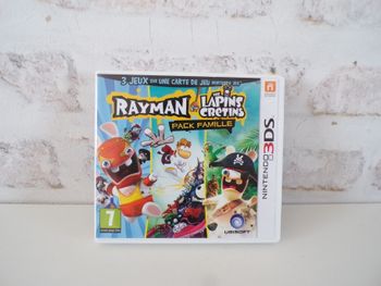 Jeu DS - Nintendo 3DS - Rayman et les Lapins Crétins - Pack famille (J25)