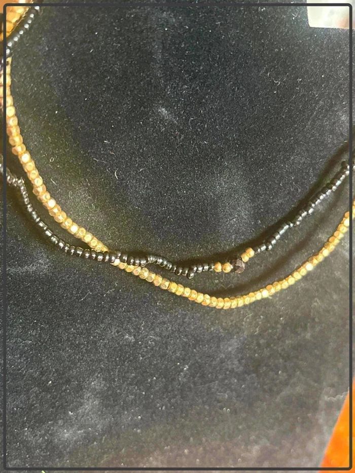 Lot deux colliers de perles - photo numéro 2