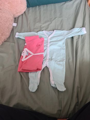 2 Pyjama Coton Bébé Léger en Jersey 100% Coton Bio