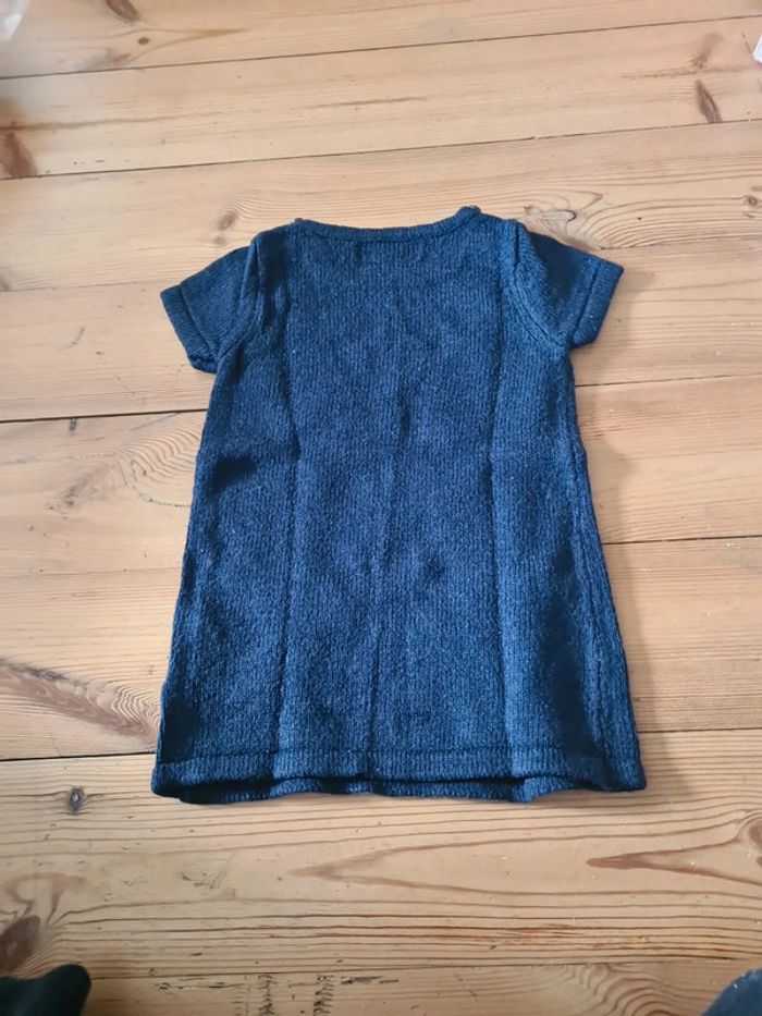 Robe chaude bleu marine 12 mois. - photo numéro 2
