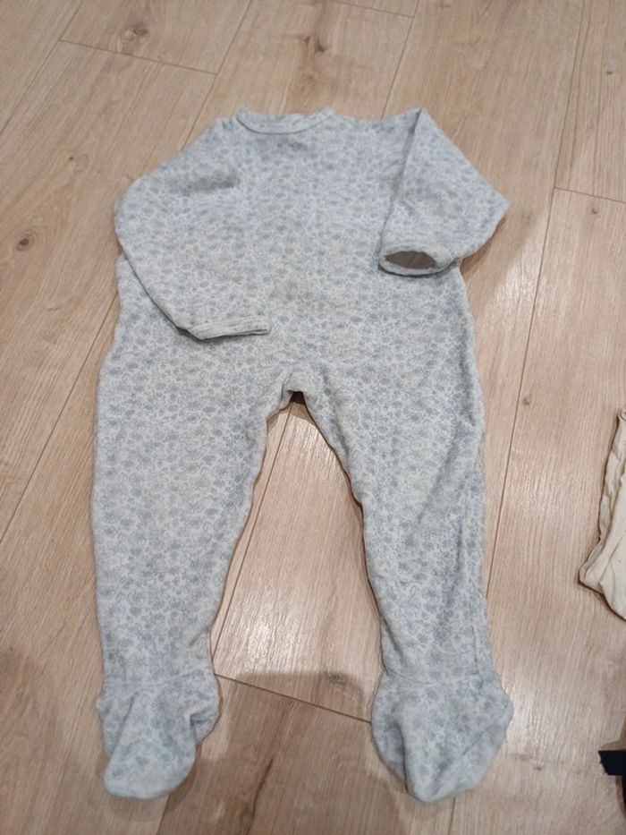 Pyjama chaud velour 18m