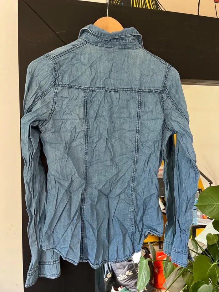 Chemise en denim souple Kiabi - photo numéro 4