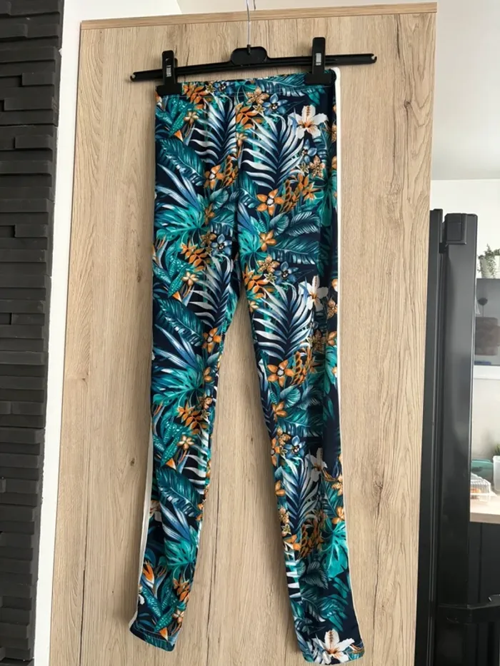 Legging à fleurs