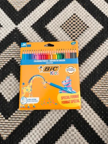 Crayons de couleur BIC Kids x24 – Neufs – À l’unité ou en lot