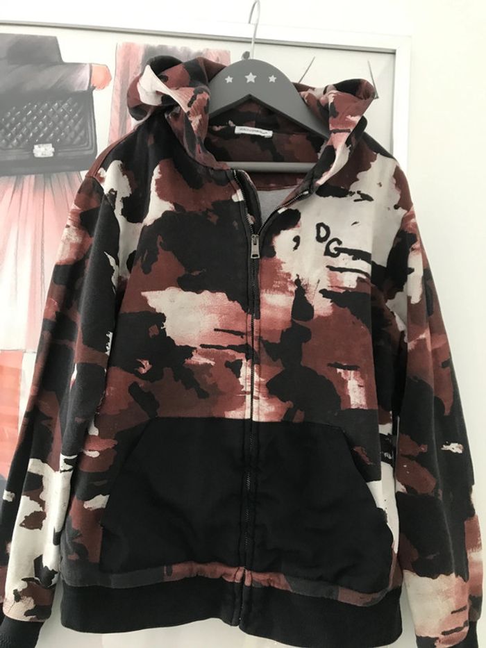 Veste gilet zippé à capuche Dolce & Gabbana 10 ans