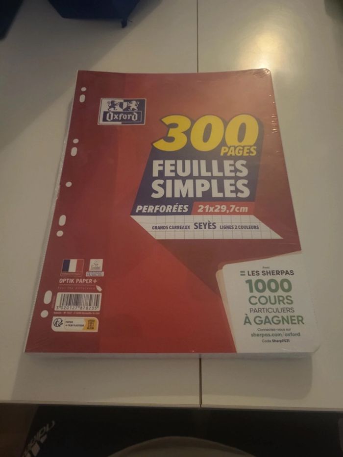 Copie simple oxford