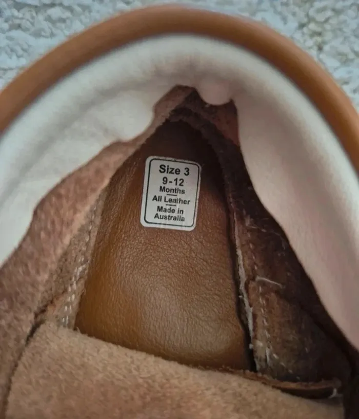 Chaussons cuir bébé 19 - photo numéro 4
