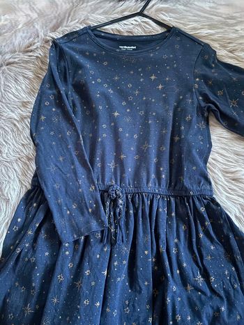 Robe bleu marine étoiles dorées Vertbaudet 6 ans