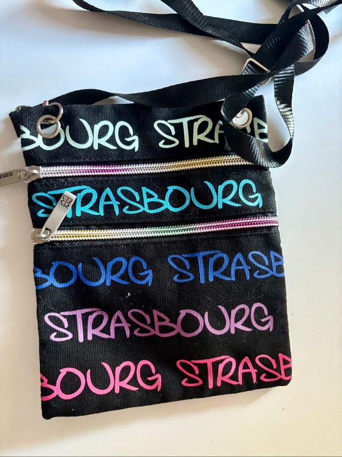 Sac à main bandoulière multicolore « Strasbourg » de Robin Ruth - photo numéro 3