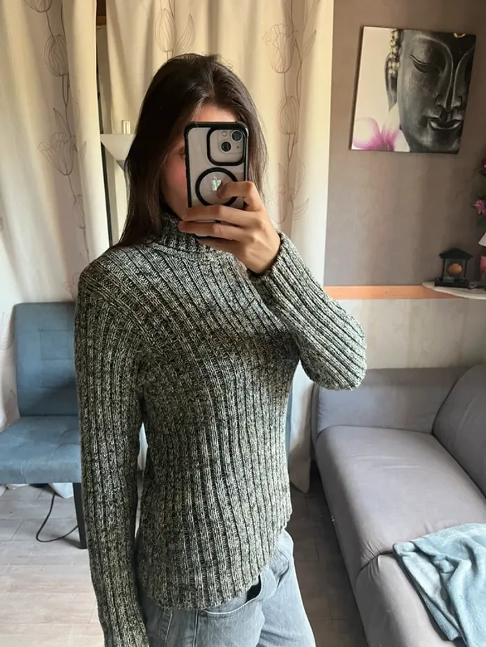 Pull laine vintage montagne y2k 2000yer - photo numéro 3