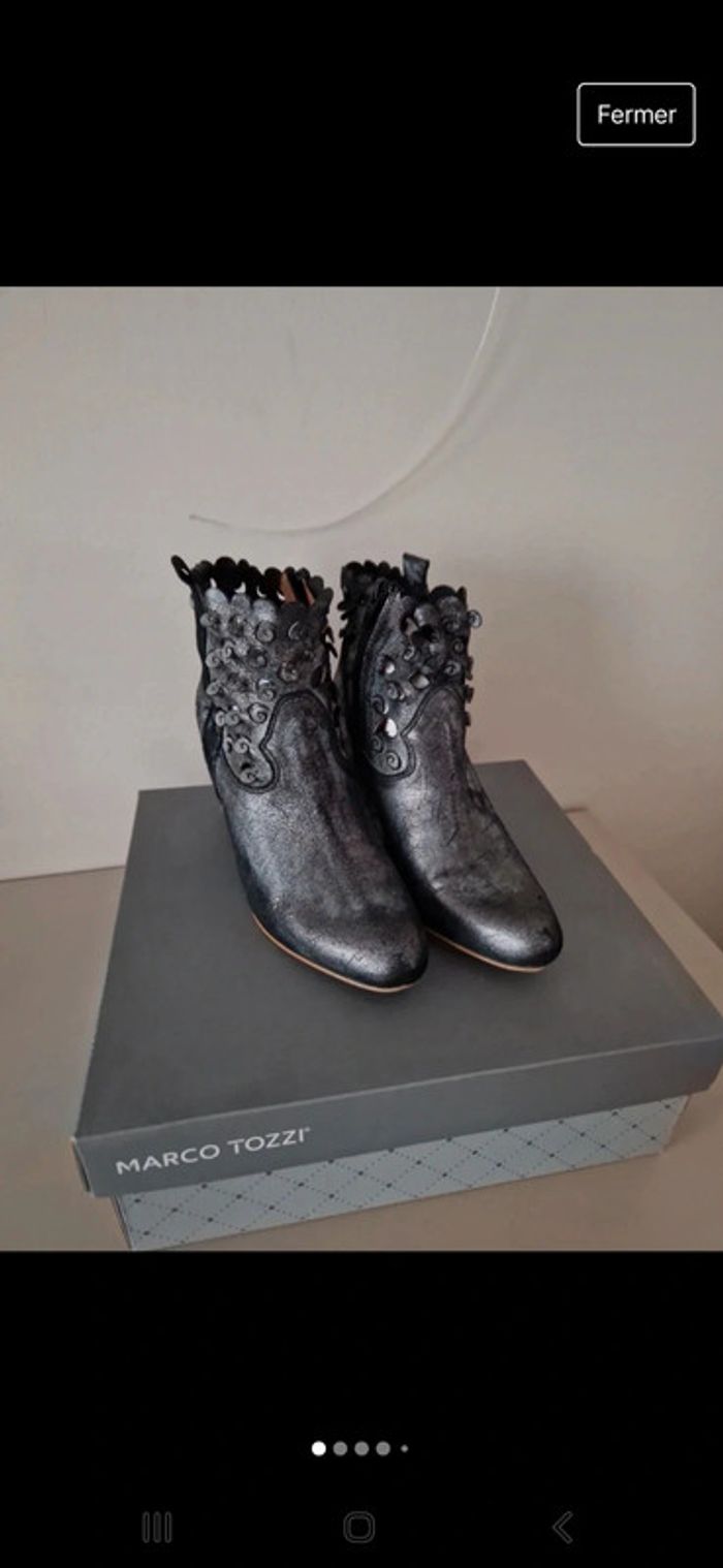 Bottines Rosemetal🩶 - photo numéro 2