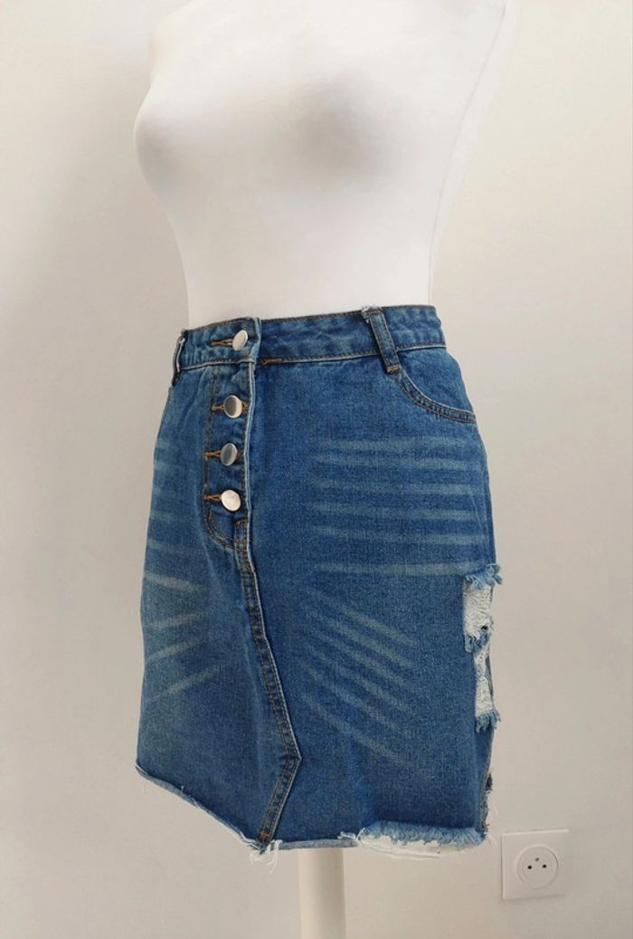 Jupe en jean femme taille XL - photo numéro 2