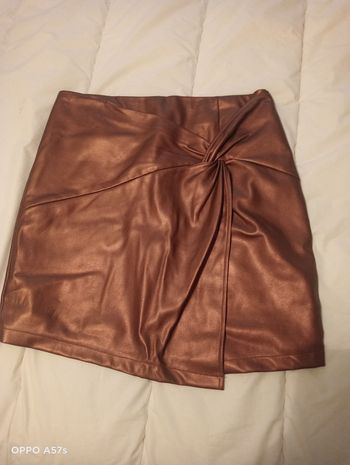 Jupe semi cuir