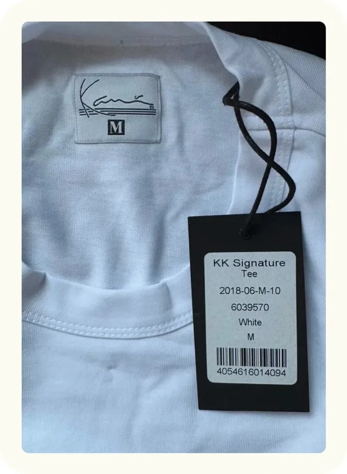 Tee shirt blanc homme Kani Taille M Neuf - photo numéro 4