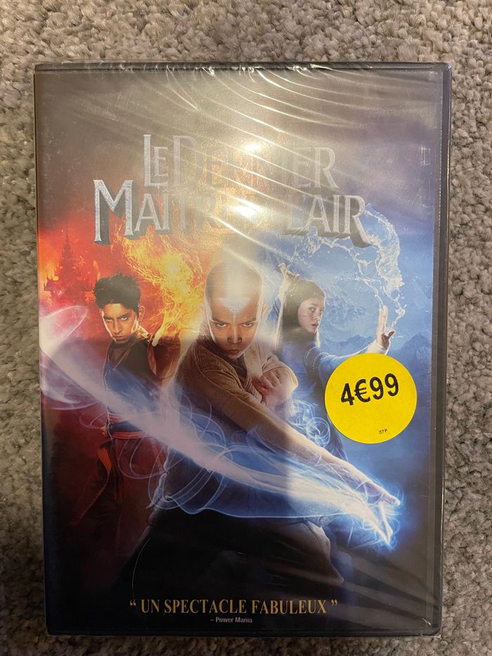 Le dernier maître de l'air en dvd
