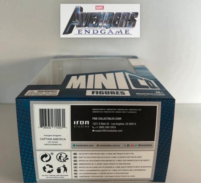 MiniCo Marvel Avengers Endgame Figurine: "Captain America" (Neuf sous Blister) - photo numéro 7