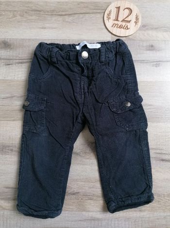 Pantalon velours 12 mois