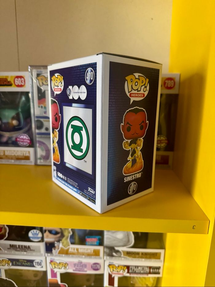 Funko Pop! Heroes 470 - Warner Bros 100 - Sinestro - Funko Exclusive - photo numéro 4
