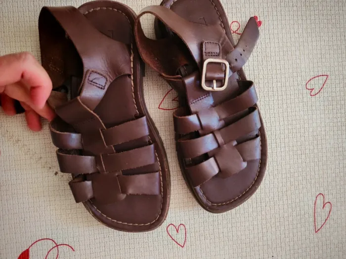 Sandales marron Zara - photo numéro 2