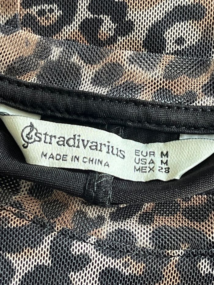 Robe cintrée motif léopard Stradivarius S - photo numéro 6