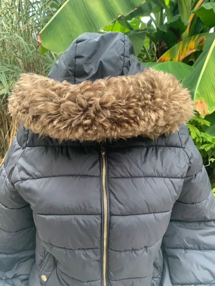 Doudoune Kaporal taille 38 avec capuche noir - photo numéro 3