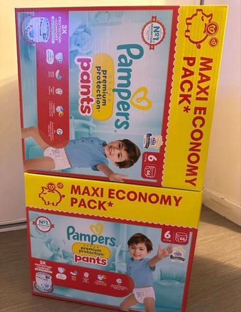 Couche Pampers premium protection taille 6 