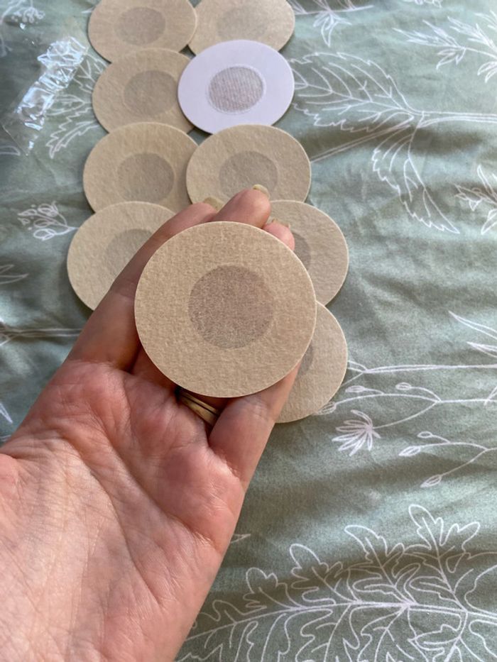 Lot de 5 paires de caches tétons en tissu - photo numéro 4