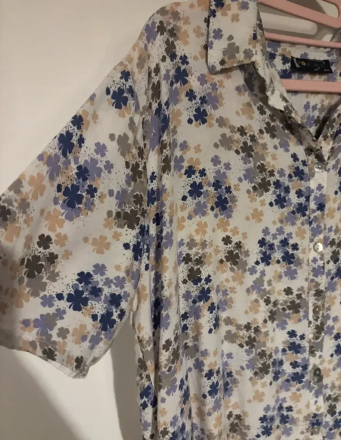 Chemisier fleuri Pom Cajou  – Taille 42/44 - photo numéro 2