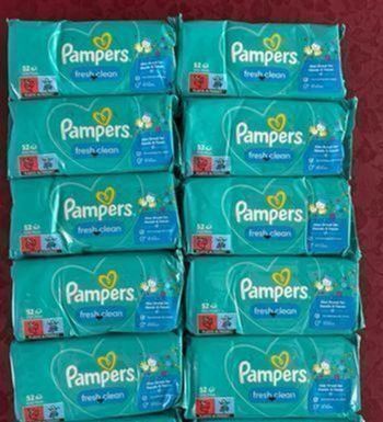 Lingettes Pampers Fresh Clean