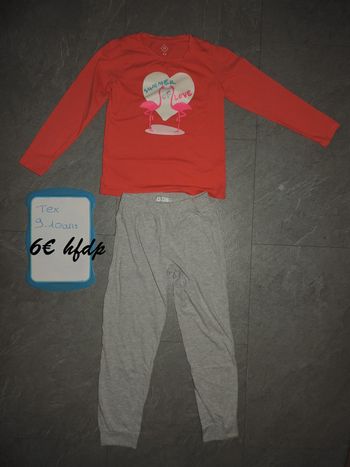 pyjama tex taille 9-10 ans