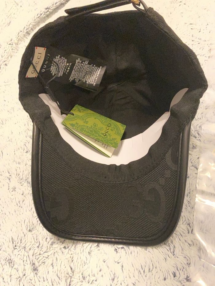 Casquette noir gucci - photo numéro 4
