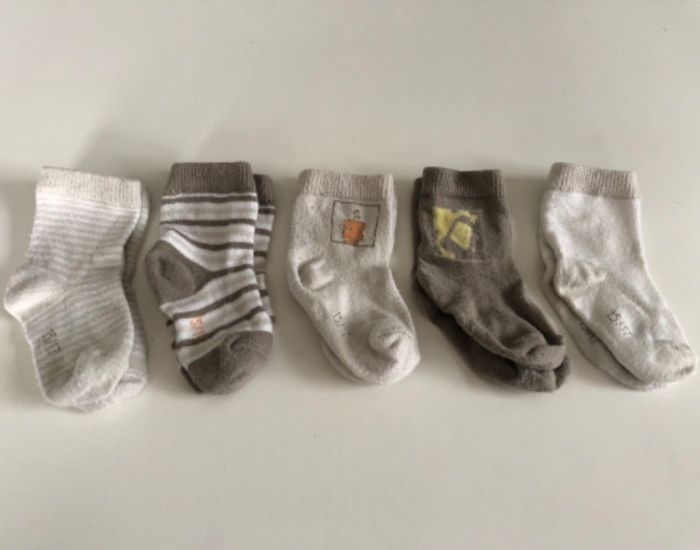 Lot de 5 chaussettes 15/17