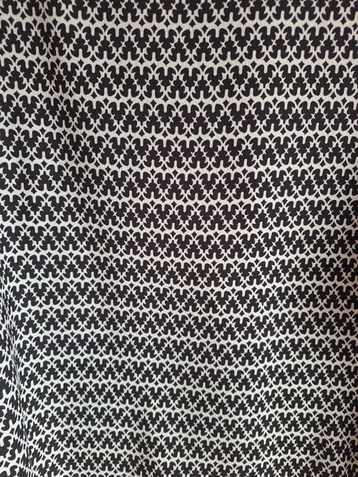 Chemise noire et blanche à motifs T 36 - photo numéro 3