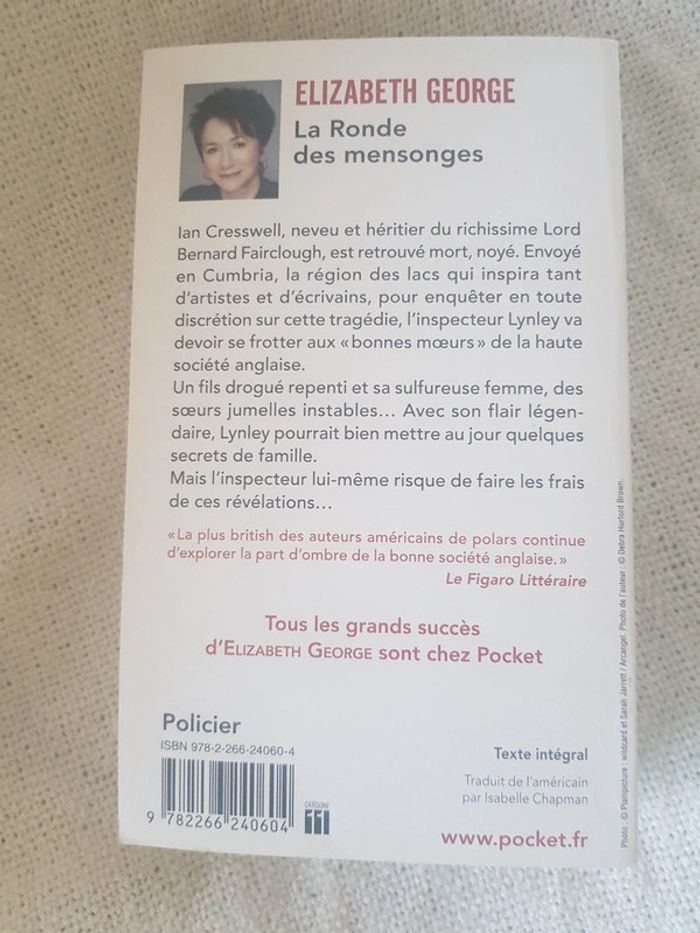 La ronde des mensonges d Elizabeth George - photo numéro 2