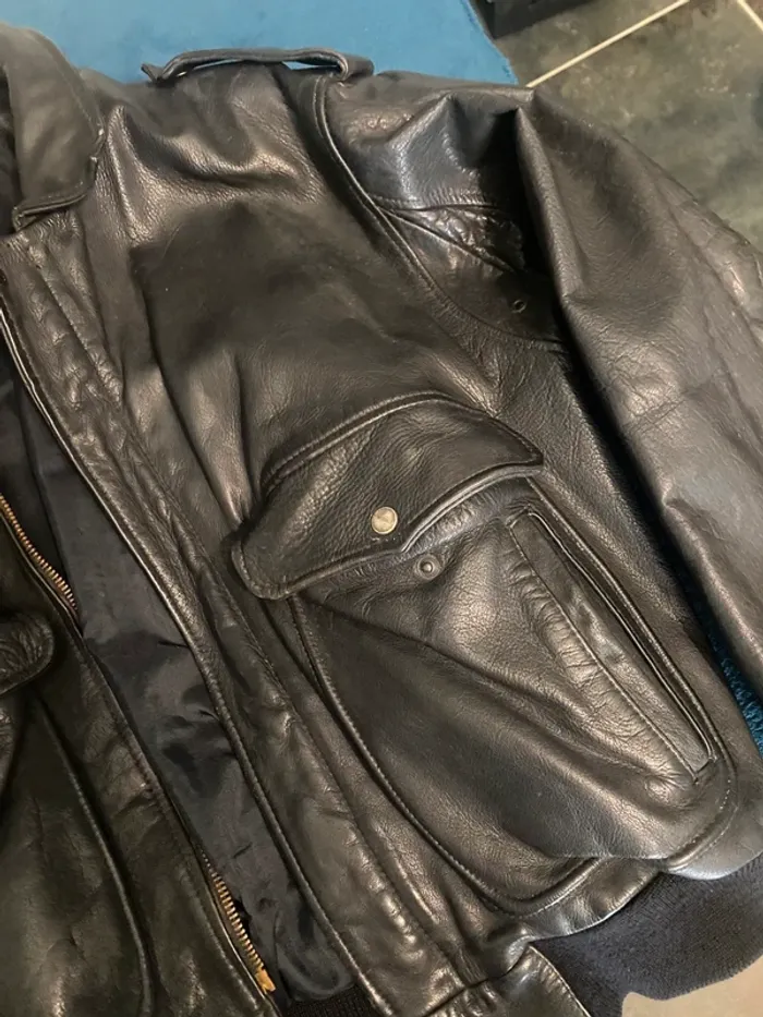 Veste cuir vachette - photo numéro 3
