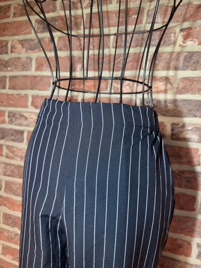 Pantalon droit ligne noir et blanc Lefties Taille XS / 34 - photo numéro 4