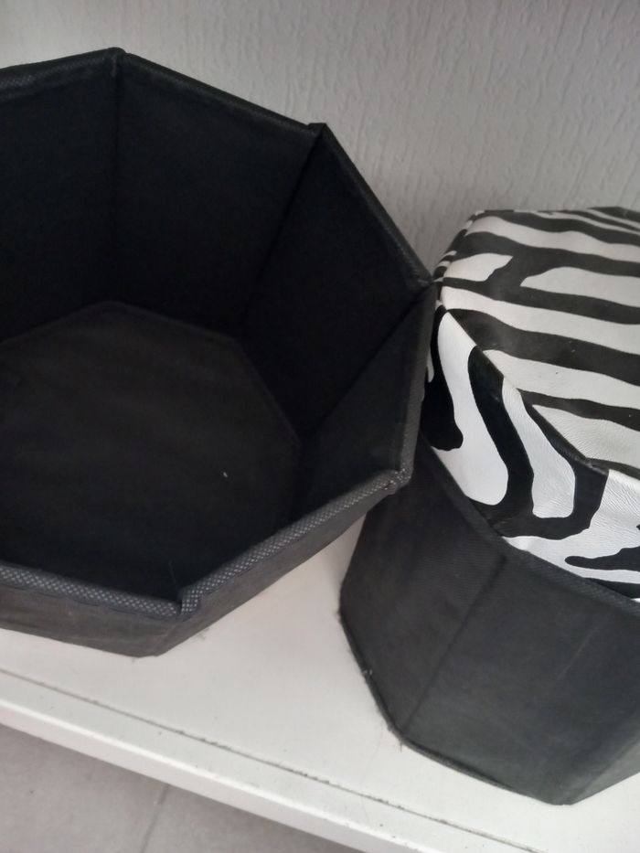 Lot de 2 boîte noir et blanche - photo numéro 5