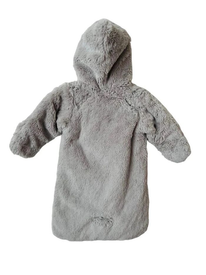 Combipilote à capuche en fausse fourrure grise - Absorba 1 mois - photo numéro 8