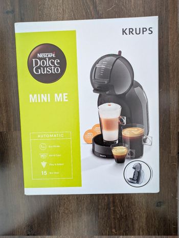 Machine à café noire Dolce Gusto Mini me automatique neuve