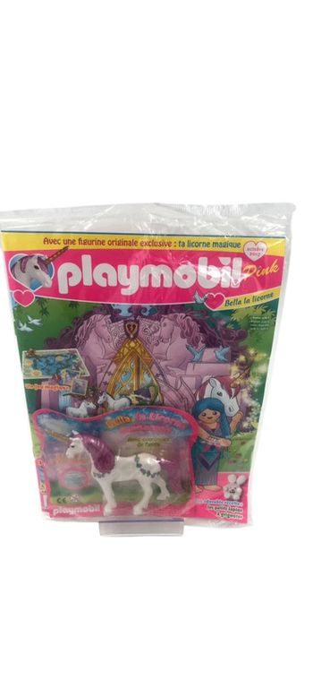 Magazine Playmobil + figurine Bella la licorne neuf