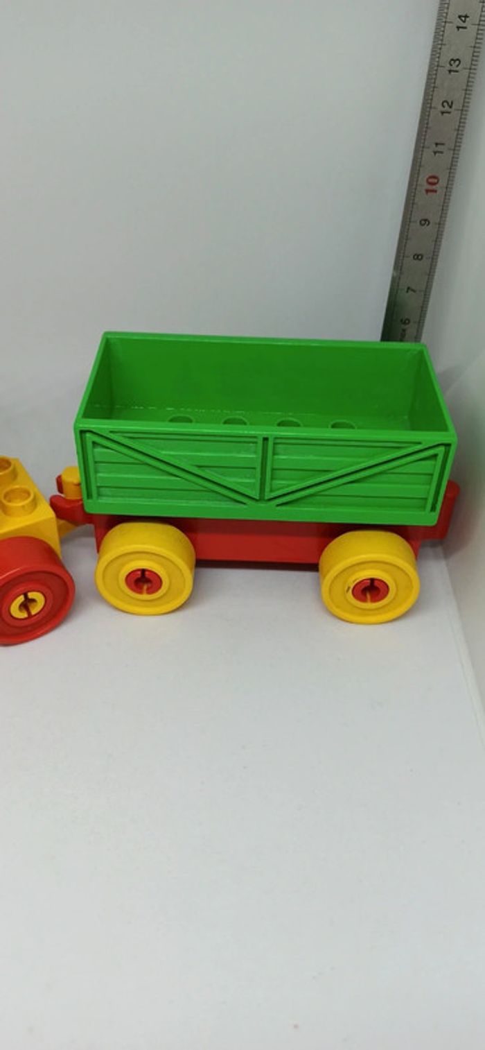 Wagon et remorque lego duplo vintage - photo numéro 7