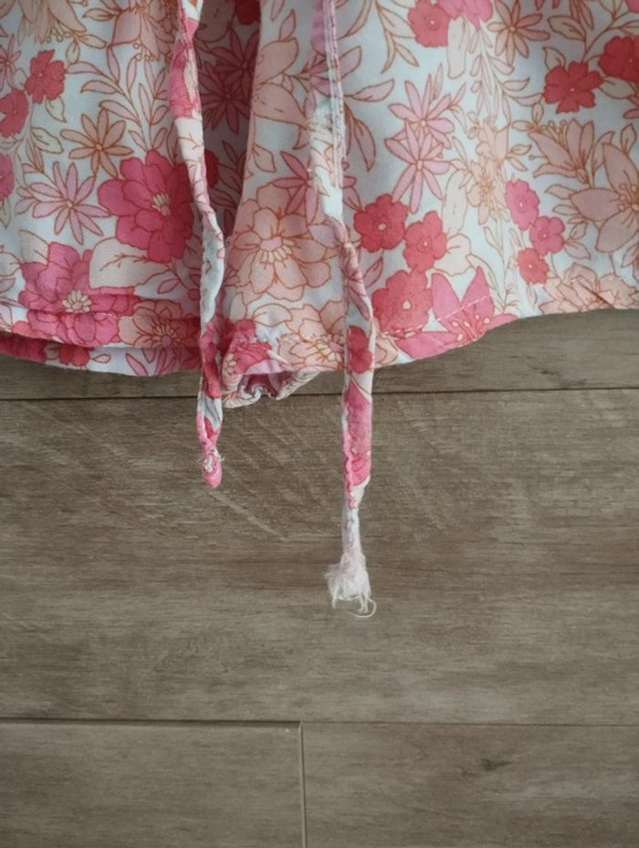 Short pyjama Etam rose fleuri TS - photo numéro 4
